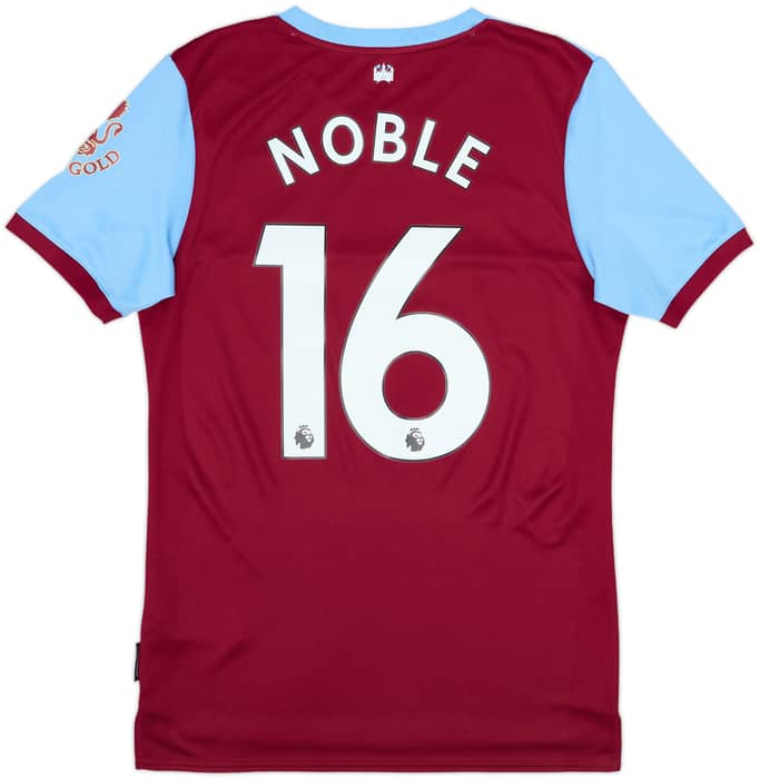 2019-20 West Ham Home Shirt Noble #16 - 8/10 - (S)