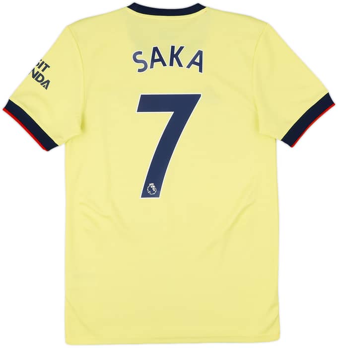 2021-22 Arsenal Away Shirt Saka #7 - 8/10 - (S)