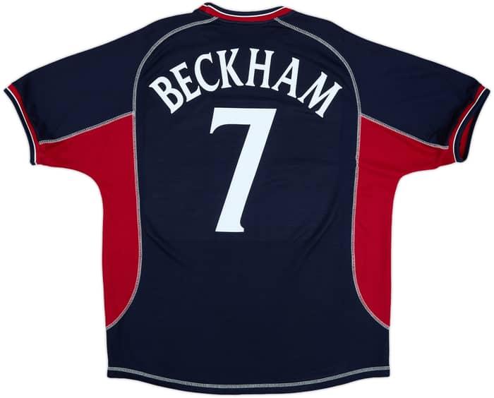 2000-01 Manchester United Third Shirt Beckham #7 - 9/10 - (XL)