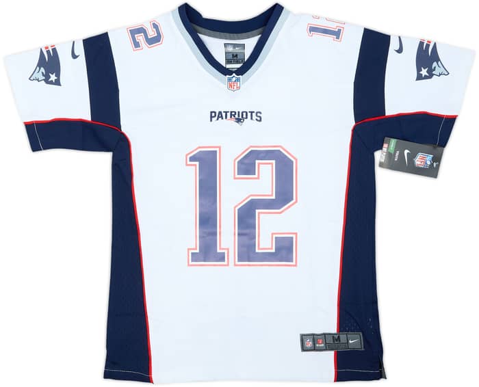 2012-19 New England Patriots Brady #12 Nike Game Away Jersey (11-12 Years)