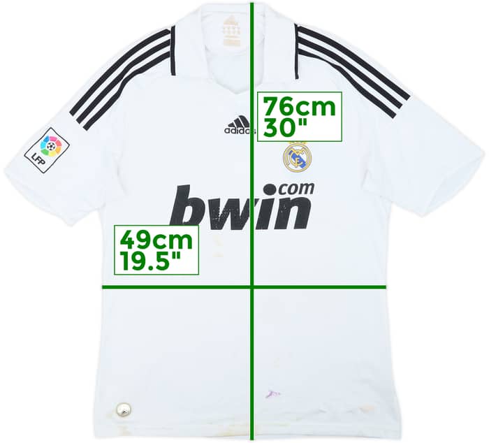 2008-09 Real Madrid Home Shirt - 4/10 - (M)
