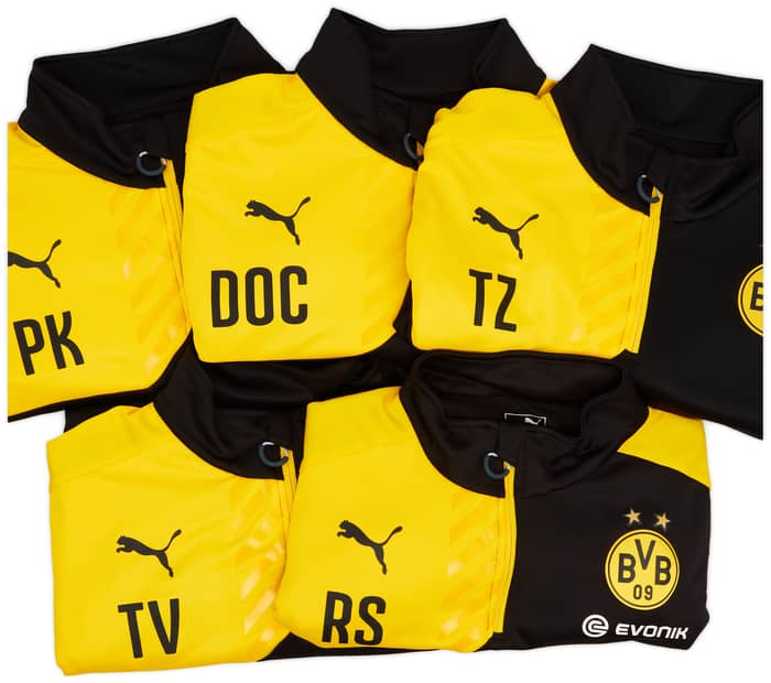 2015-16 Borussia Dortmund Staff Issue 1/4 Zip Training Top # - As New