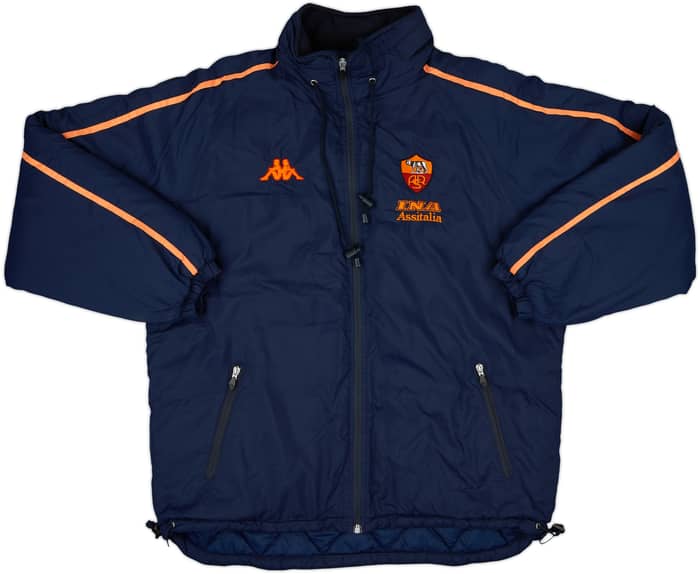 2000-02 Roma Kappa Hooded Padded Bench Coat - 8/10 - (L)