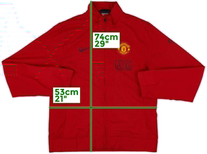 2009-10 Manchester United Nike Track Jacket - 8/10 - (M)