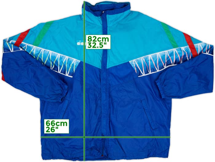 1994 Italy Diadora Rain Jacket - 4/10 - (XL)