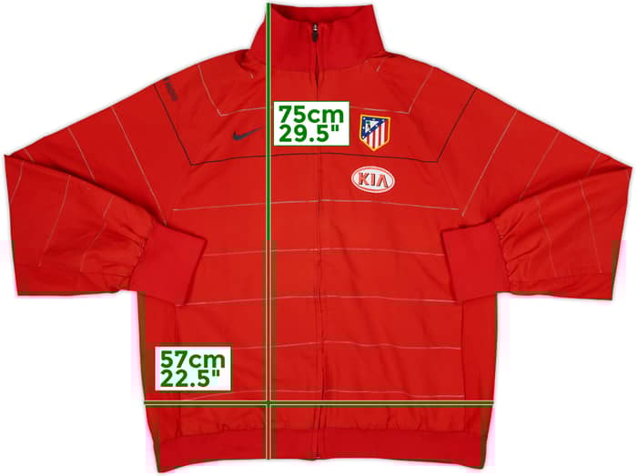 2008-09 Atletico Madrid Nike Track Jacket - 6/10 - (L)