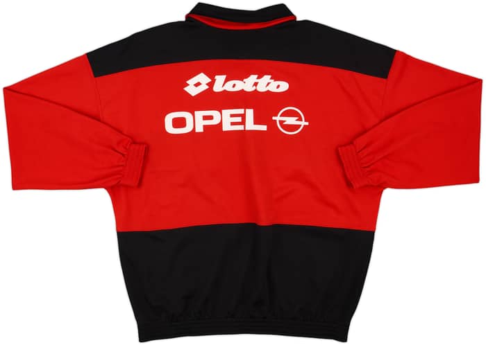 1994-95 AC Milan Lotto 1/4 Zip Drill Top - 8/10 - (XL)