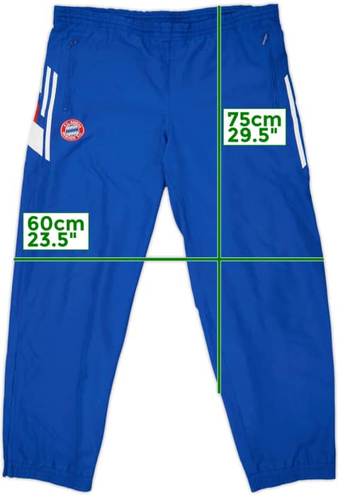 1998-99 Bayern Munich adidas Track Pants/Bottoms - 5/10 - (XL)