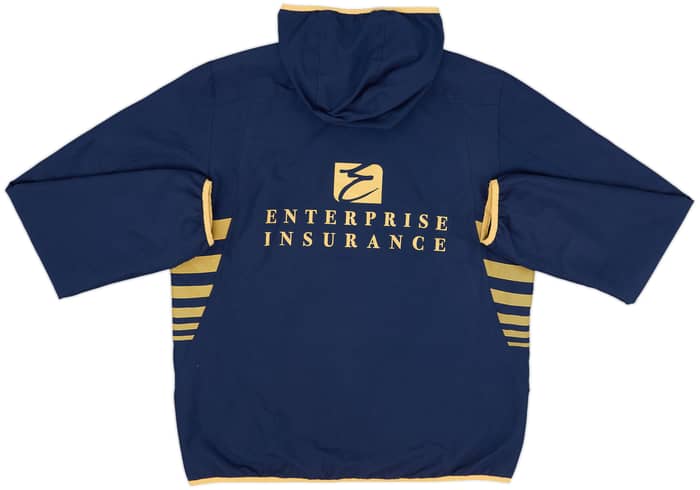 2013-14 Leeds United Macron Hooded Track Jacket - 8/10 - (M)