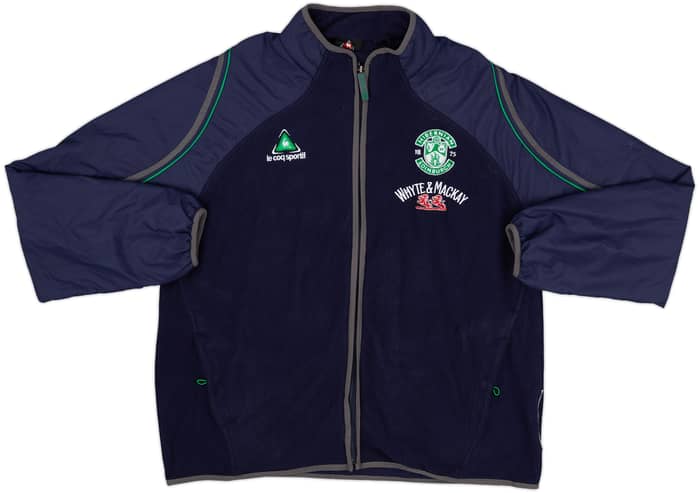 2008-09 Hibernian Le Coq Sportif 1/4 Zip Drill Top - 8/10 - (L)