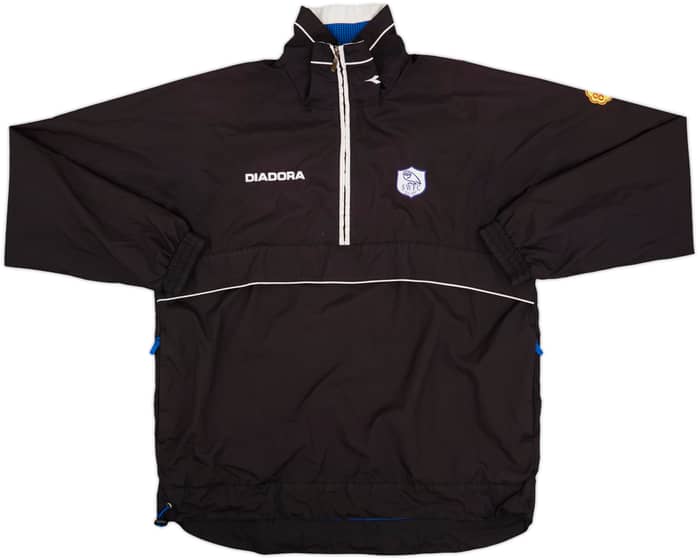 2001-03 Sheffield Wednesday Diadora 1/4 Zip Track Jacket - 8/10 - (S)