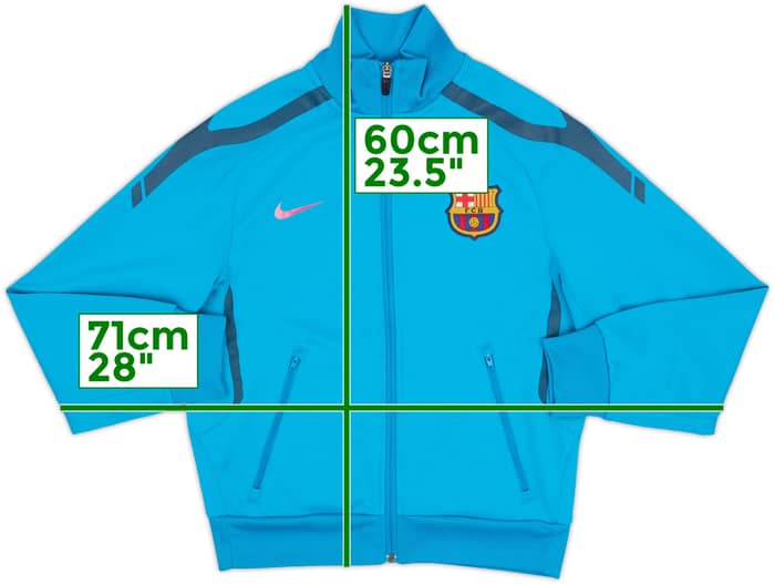 2010-11 Barcelona Nike Track Jacket - 9/10 - (M.Boys)
