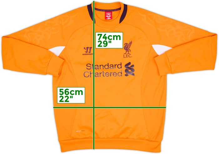 2012-13 Liverpool Warrior Sweat Top - 7/10 - (L)