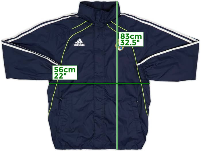 2010-11 Real Madrid adidas Hooded Rain Jacket - 8/10 - (L)
