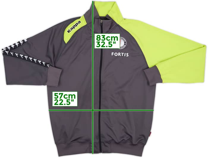 2007-08 Feyenoord Kappa Track Jacket - 8/10 - (XXL)