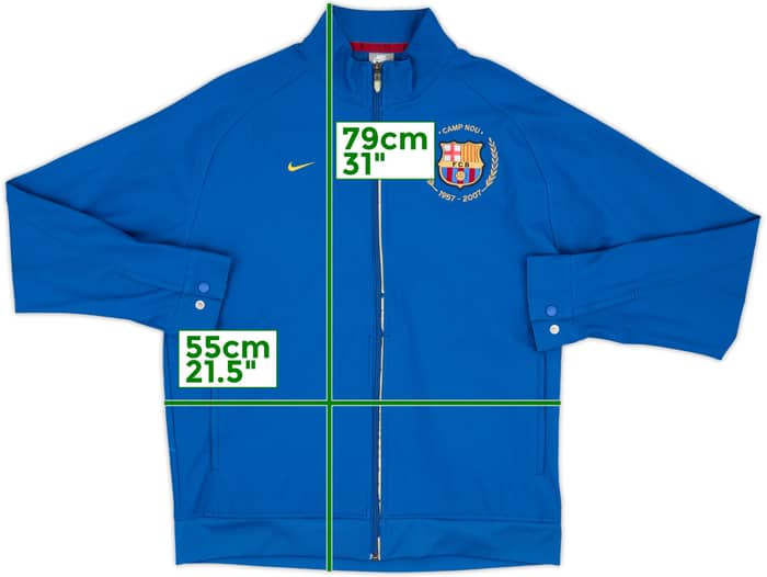 2007-08 Barcelona Nike Track Jacket - 7/10 - (L)