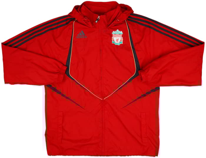 2009-10 Liverpool adidas Hooded Rain Jacket - 6/10 - (L)