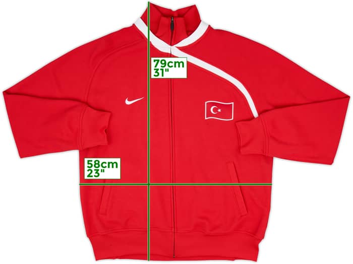 2008-10 Turkey Nike Track Jacket - 8/10 - (XL)