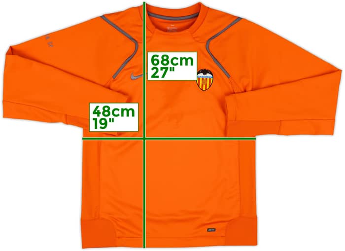 2006-07 Valencia Nike Sweat Top - 6/10 - (XL.Boys)