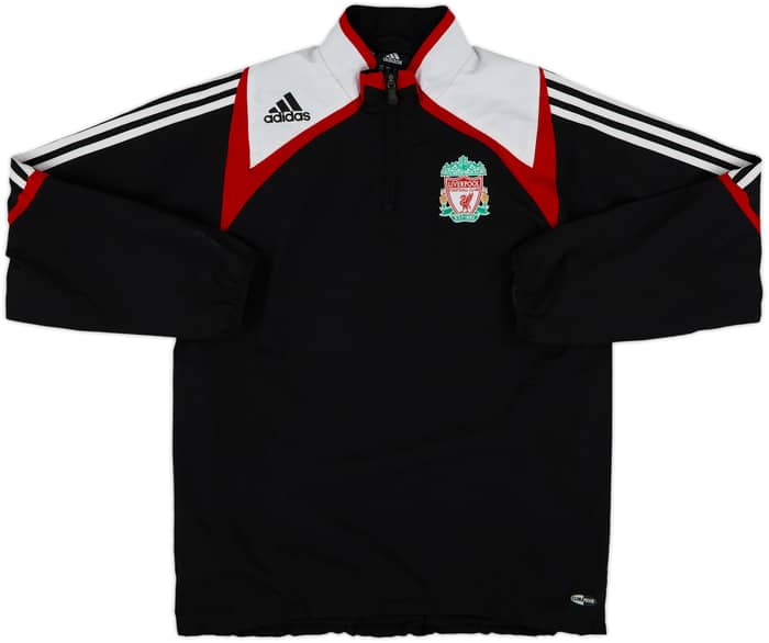 2007-08 Liverpool adidas 1/4 Zip Drill Top - 8/10 - (S/M)