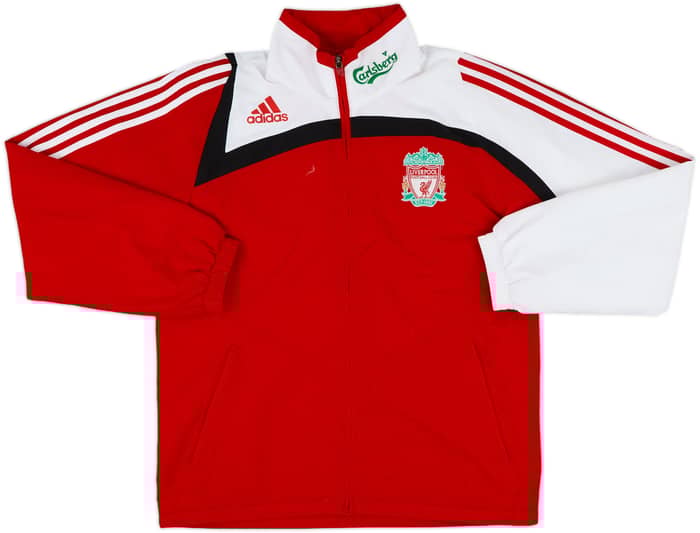 2007-08 Liverpool adidas Track Jacket - 8/10 - (S)