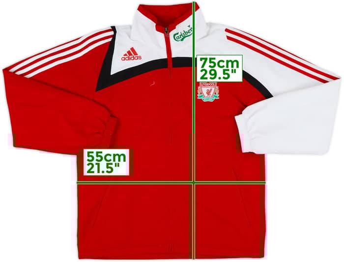 2007-08 Liverpool adidas Track Jacket - 8/10 - (S)