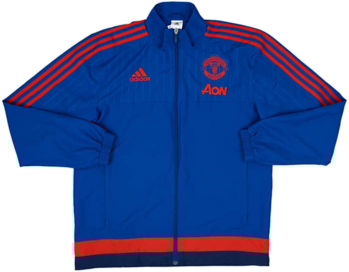 2015-16 Manchester United adidas Track Jacket - 8/10 - (M)