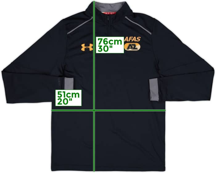 2017-18 AZ Alkmaar Under Armour 1/4 Zip Drill Top - 8/10 - (M)