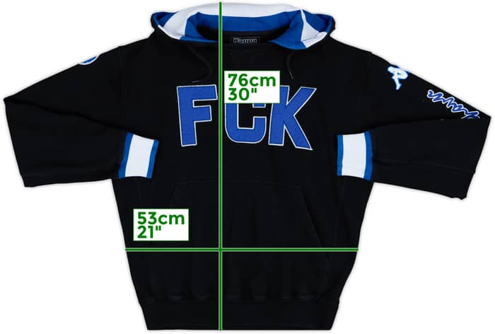 2008-09 FC Copenhagen Kappa Hooded Sweat Top - 8/10 - (XL)