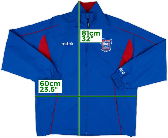 2012-13 Ipswich Mitre Track Jacket - 9/10 - (M)