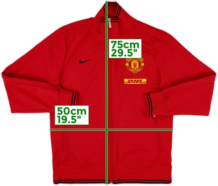 2012-13 Manchester United Nike Track Jacket - 9/10 - (M)