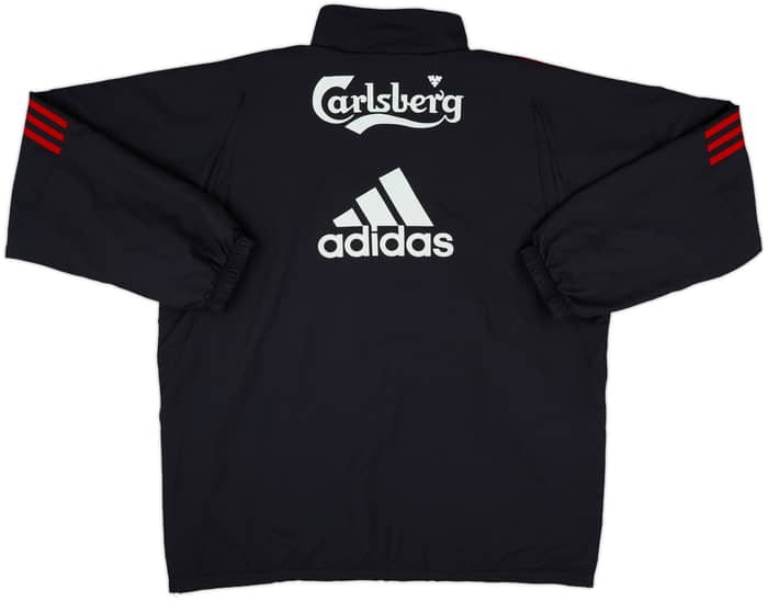 2009-10 Liverpool adidas 1/4 Zip Track Jacket - 6/10 - (XL)