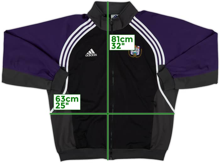 2000-01 Anderlecht adidas Track Jacket - 7/10 - (XL)