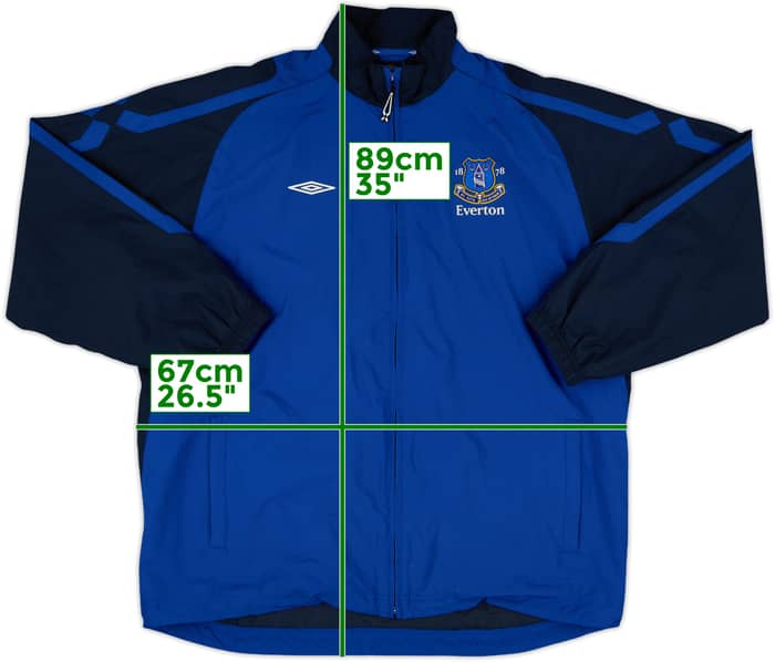 2007-08 Everton Umbro Track Jacket - 8/10 - (XL)