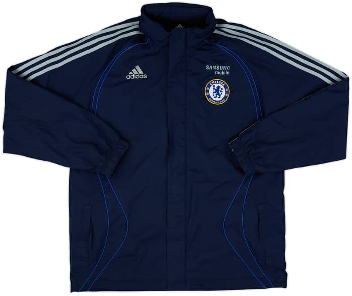 2006-07 Chelsea adidas Hooded Rain Jacket - 9/10 - (M)