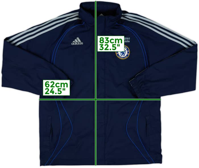 2006-07 Chelsea adidas Hooded Rain Jacket - 9/10 - (M)