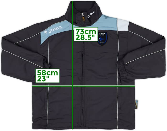 2008-09 Cardiff City Joma Track Jacket - 8/10 - (XS)