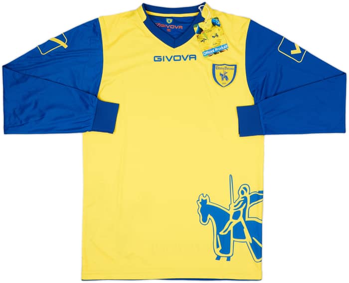 2011-12 Chievo Verona Home L/S Shirt (XL)