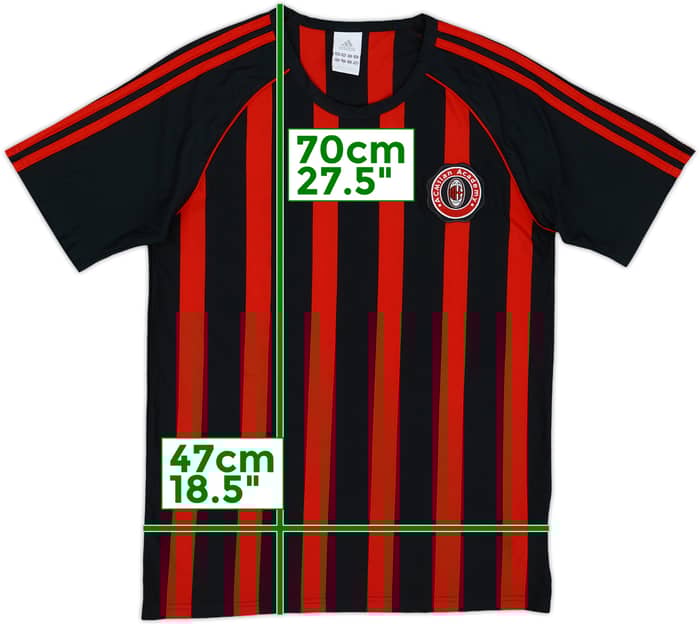 2006-07 AC Milan Academy adidas Training Shirt - 10/10 - (S)
