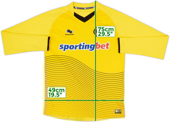 2012-13 Wolves GK Shirt - 7/10 - (M)