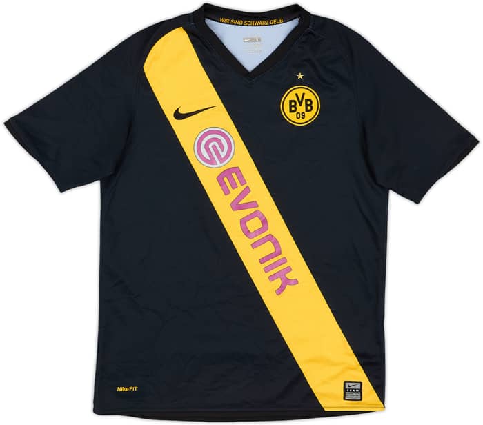 2008-09 Borussia Dortmund Away Shirt Frei #13 - 7/10 - (L.Boys)