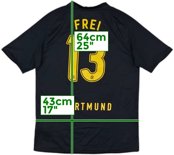 2008-09 Borussia Dortmund Away Shirt Frei #13 - 7/10 - (L.Boys)