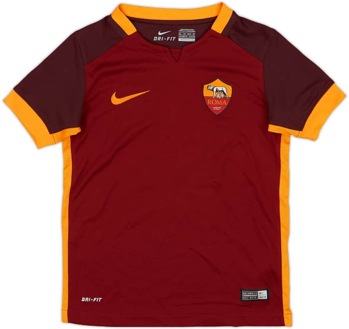 2015-16 Roma Home Shirt Zein #10 - 9/10 - (6-8 Years)