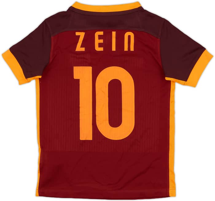 2015-16 Roma Home Shirt Zein #10 - 9/10 - (6-8 Years)