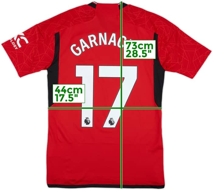 2023-24 Manchester United Home Shirt Garnacho #17 (S)