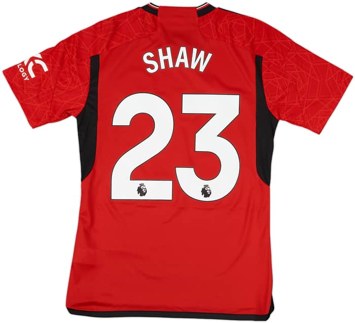 2023-24 Manchester United Home Shirt Shaw #23 (S)