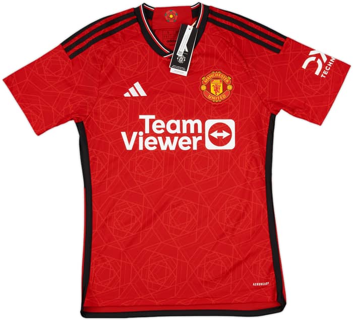 2023-24 Manchester United Home Shirt Shaw #23 (S)
