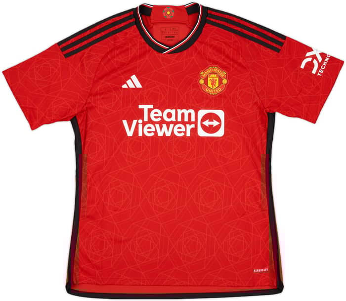 2023-24 Manchester United Home Shirt Evans #35 (L)