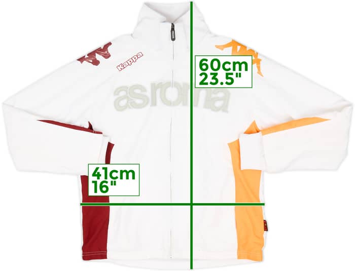2008-09 Roma Kappa Track Jacket - 8/10 - (XL.Boys)