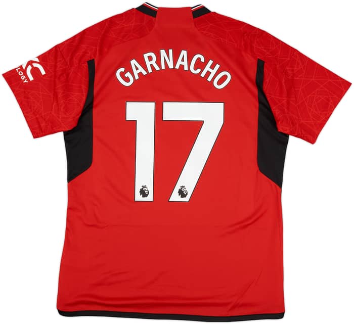 2023-24 Manchester United Home Shirt Garnacho #17 (L)